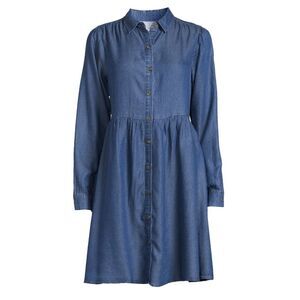 Time and Tru Women's Button Down Shirt Dress Size XL